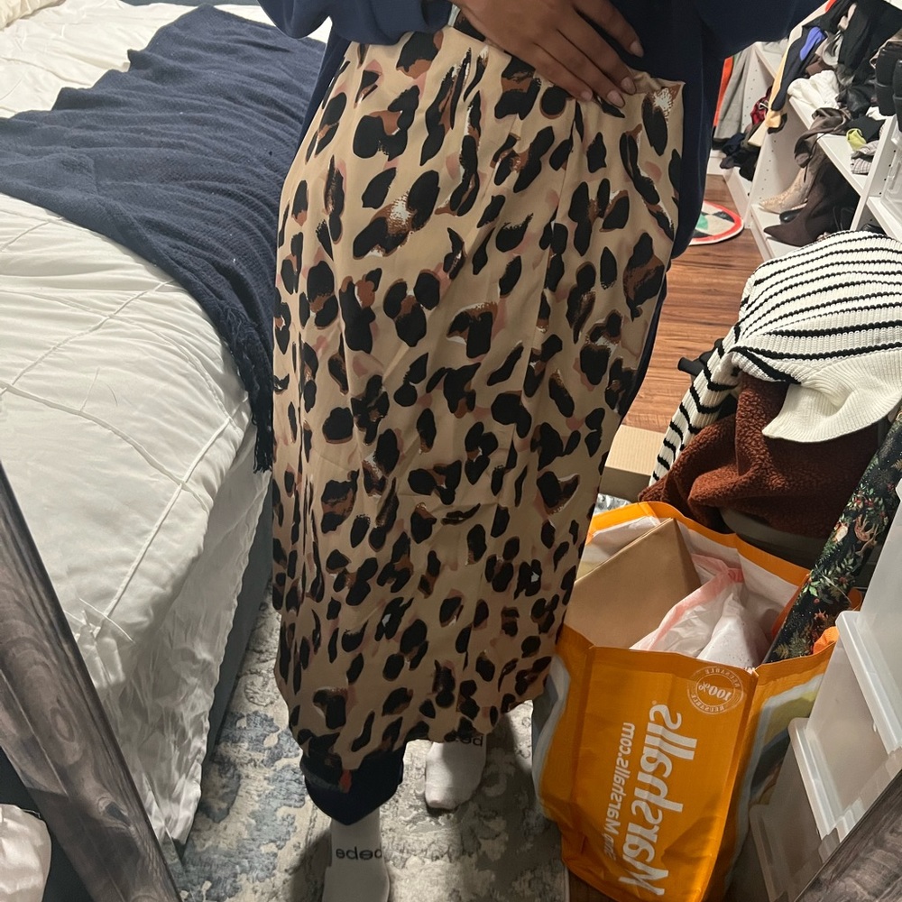 Silky skirt